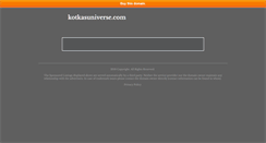 Desktop Screenshot of kotkasuniverse.com